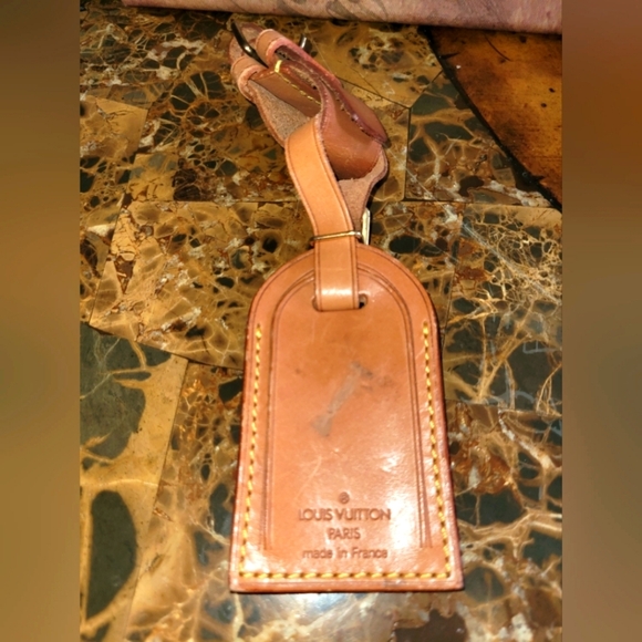 Louis Vuitton Accessories - Louis Vuitton Tan Luggage Tag